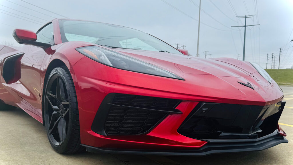 Parked Corvette